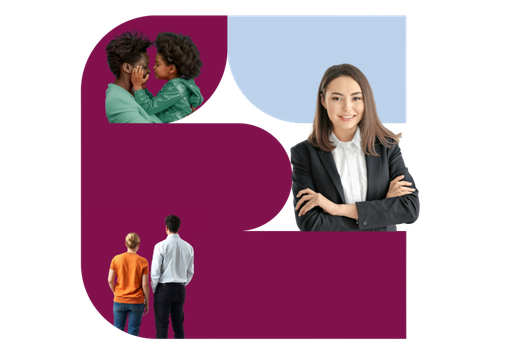 Clients and a professional lawyer